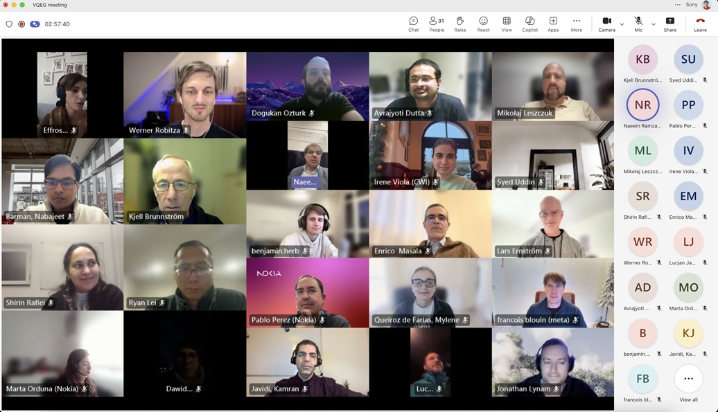VQEG meeting participants